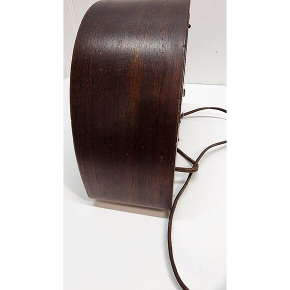 Vintage Seth Thomas Wood Mantel Clock With Brass Accents - Picture 10 of 16